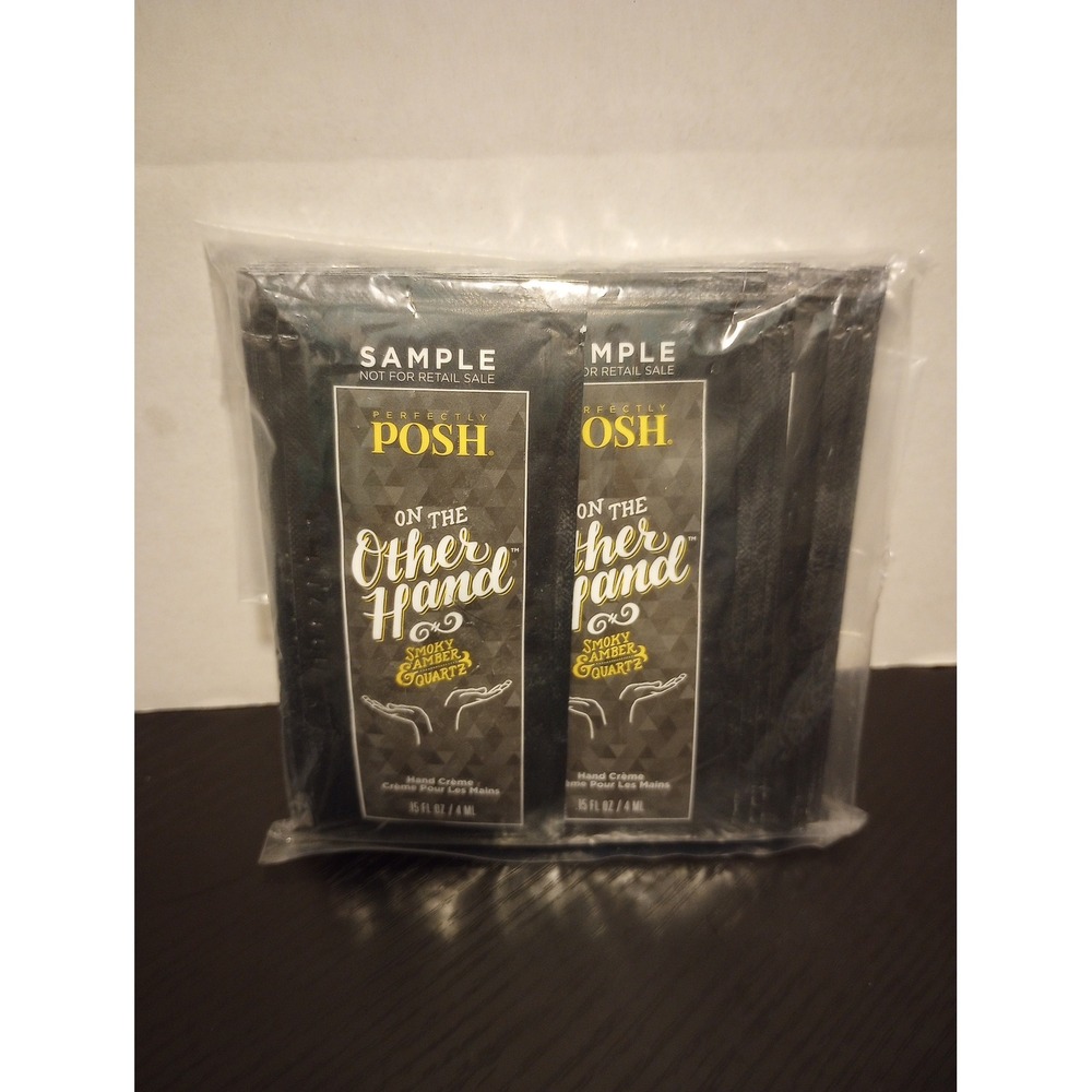 Perfectly Posh On The Other Hand Smoky Amber Quartz Hand Creme 20 Pack Samples